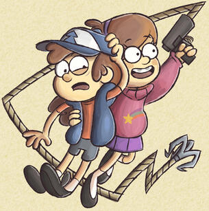Dipper and Mabel (Gravity Falls)